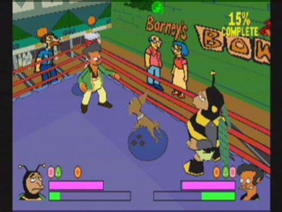 The simpsons wrestling video game